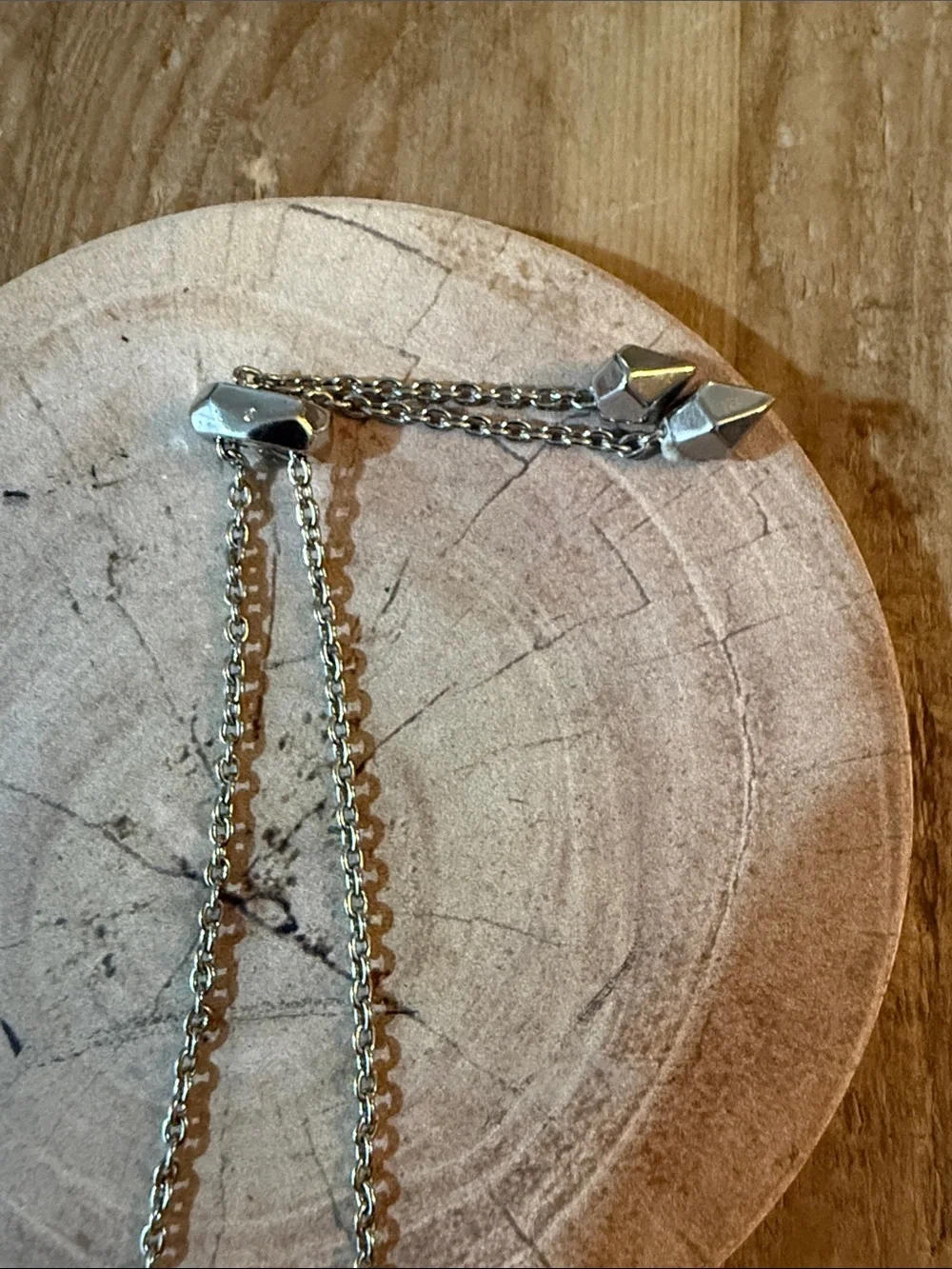 Kendra Scott Silver Sparkle Druzy Bar Bracelet